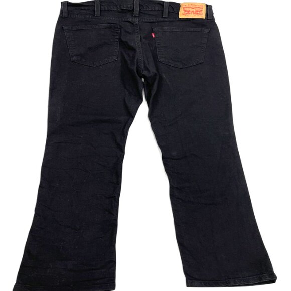 Levi's 511 Men's Straight Leg Black Denim Jeans Mid-Rise Slim Fit Actual 36x31 - Picture 1 of 15